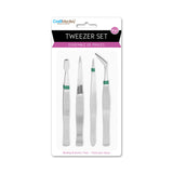 Craft Medley Tweezer Set Asst 4/pk