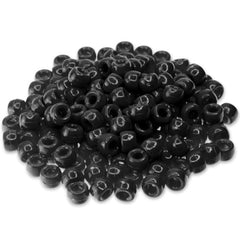 Crow/Pony Beads Opaque Black 175/pk
