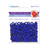 Crow/Pony Beads Opaque Royal Blue 175/pk