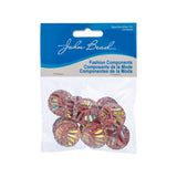 Sew-On Stone Head Cub Sparkle 25mm Pink AB 10/pk