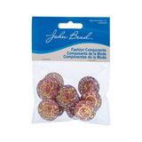 Sew-On Stone Turtle Sparkle 25mm Pink AB 10/pk