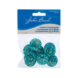Sew-On Stone Turtle Sparkle 25mm Blue AB 10/pk