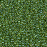 11/0 Miyuki Seed Beads #1926 Semi Matte Jade Yellow 22g