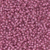 11/0 Miyuki Seed Beads #1931 Semi Matte Rose Crystal 22g