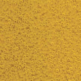 11/0 Miyuki Seed Beads #0136F Tr Matte Yellow 22g