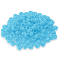 Crow/Pony Beads Opaque Light Blue 175/pk