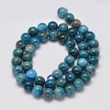 Apatite Beads 8mm Round (Natural) 15-16" Strand