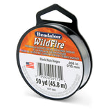 Wildfire Beading Thread 10lb Black 50yd