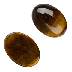 Gemstone Cabochon Oval 13x18mm Tiger Eye (Natural) 2/pk