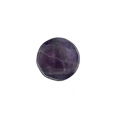 Gemstone Cabochon Round 12mm Amethyst (Natural) 2/pk
