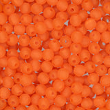 Round Fishing Beads 5mm Matte Oiled Hyacinth Approx 55g
