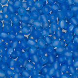 Round Fishing Beads 5mm Matte Oiled Dark Sapphire Approx 55g