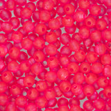 Round Fishing Beads 5mm Matte Oiled Hot Pink Approx 55g