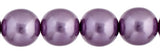 Czech Glass Pearls 8mm Purple 22/Strand
