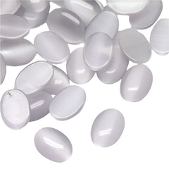 Cat Eye Cabochon Oval 18x13mm Smoke 10/pk