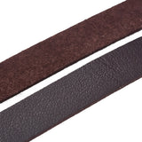 Faux Leather Lace 10mm Dark Brown 1m