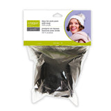 Pom Pom Faux Fur 5" Black