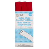 Extra Wide Double Fold Bias Tape Scarlet 3yds