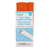 Extra Wide Double Fold Bias Tape Orange 3yds