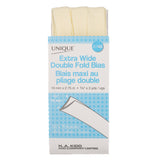 Extra Wide Double Fold Bias Tape Ivory 3yds