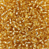 6/0 perles de rocaille Toho # 22 topaze légère doublée d'argent fiole de 8-9 g