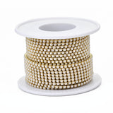 Metal Pearl Banding 2mm Gold 10yd/pk