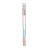 Crystal Lane Rondelle 4x6mm Pastel Mix 2 Strands 7in