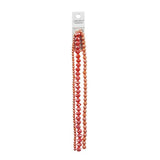 Crystal Lane Rondelle & Round Orange Mix 3 Strands 7in