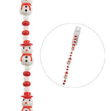 Crystal Lane Holiday Lampwork Snowman Red Hat 7" Strand