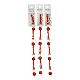 Crystal Lane Holiday Sparkly Santa Stack 7" Strand