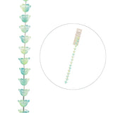 Crystal Lane Tulips Green & Blue Mix 7in