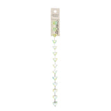 Crystal Lane Lotus 10mm Green & Blue Mix 7in