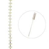 Crystal Lane Flower Caps 8mm Green 7in