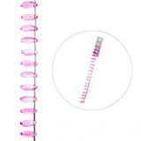 Crystal Lane Teardrop 8x14mm Pink 7in