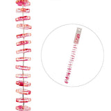 Crystal Lane Flowers Forget Me Not 15mm Red 7in