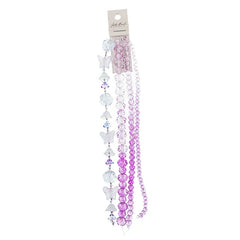 Crystal Lane Butterflies & Flowers Ombre Purple 7in