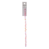 Crystal Lane Glow in the Dark 6mm Round Beads Pink AB 7" Strand