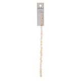 Crystal Lane Glow in the Dark 6mm Round Beads Orange AB 7" Strand