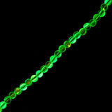 Crystal Lane Glow in the Dark 6mm Round Beads Light Blue AB 7" Strand