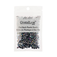 Crystal Lane DIY Flat Back Pearls 5mm Black AB 575/pk