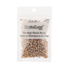 Crystal Lane DIY Flat Back Pearls 5mm Brown AB 575/pk
