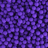 Czech Glass Beads 4mm Round Velvet Violet 46/Strand