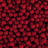 Czech Glass Beads 4mm Round Velvet Cherry 46/Strand