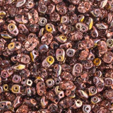 Matubo Czech Superduo Beads Crystal Capri Gold 22g