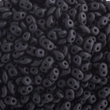 Matubo Czech Superduo Beads Jet Matte 22g