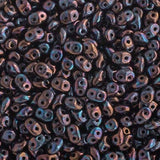 Matubo Czech Superduo Beads Jet Iris Luster 22g