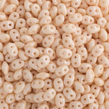 Matubo Czech Superduo Beads Chalk Orange Luster 22g