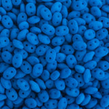 Matubo Czech Superduo Beads Alabaster Aquamarine Neon 22g