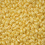 Matubo Czech Superduo Beads Pearl Shine Amber 22g