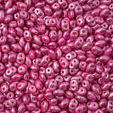 Matubo Czech Superduo Beads Pearl Shine Light Fuchsia 22g